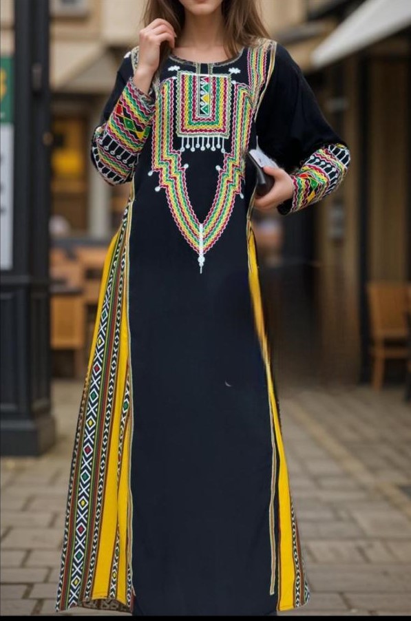 عسيري بجوانب ملونه